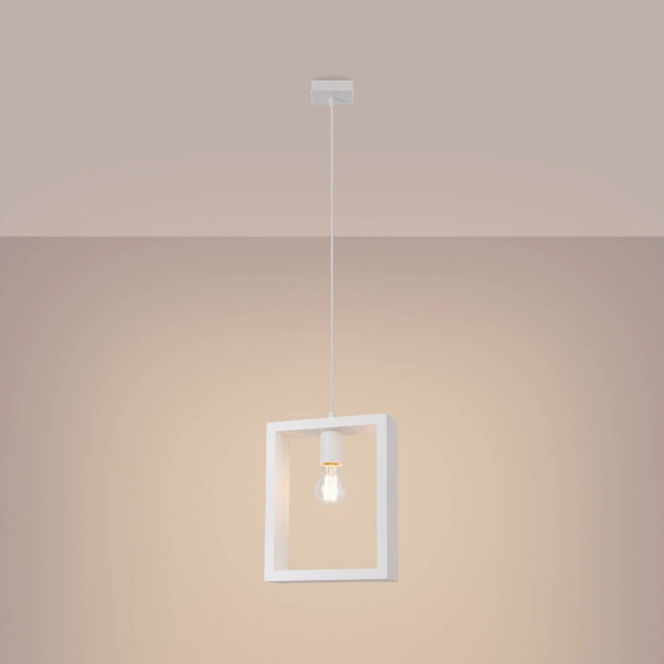 Lampa wisząca ARIES biała