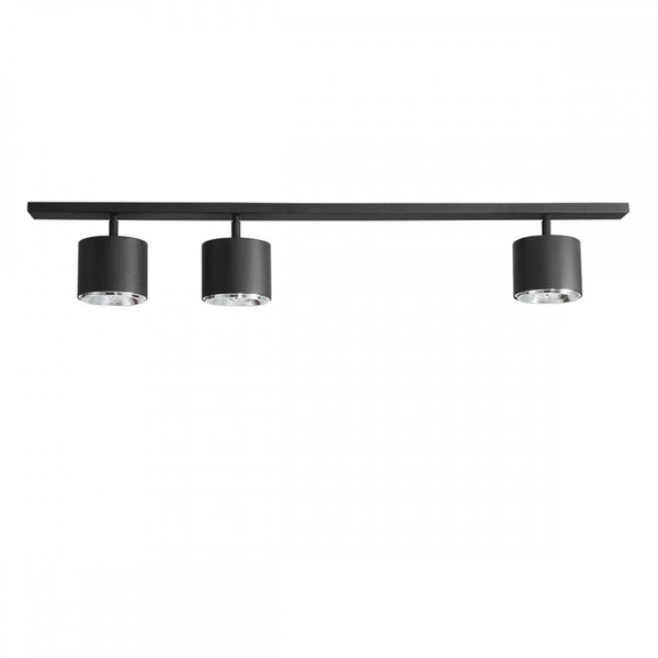 Aldex Lampa sufitowa BOT 3, 1047PL_E, czarna, 3x35W GU10
