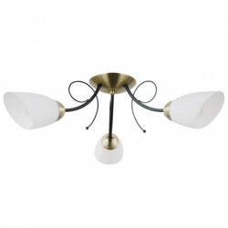 Lampa sufitowa Cristina 3xE27 | brąz antyczny