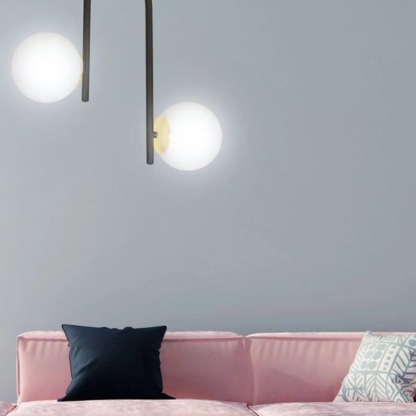 Lampa sufitowa Emibig RAGNAR 2 Czarny GOLD 1032/2