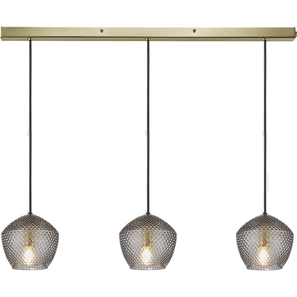 Lampa wisząca ORBIFORM E14 25W Szkło | Mosiądz