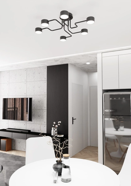 Lampa wisząca Emibig KURAGE 6 BL 1442/6