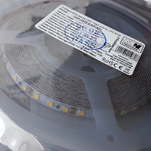 Prof taśma LED 9.6W neutralna 4000K IP33 | rolka 5m