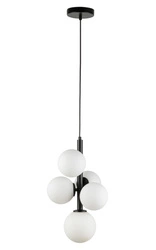 Lampa Sigma Perla 5 zwis czarny 33488