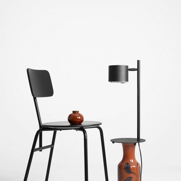 Aldex Lampka biurkowa BOT 1047B, czarna, 1x35W GU10