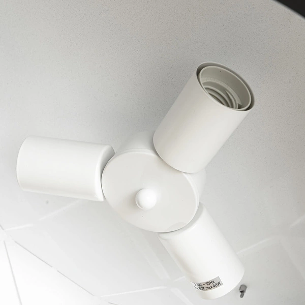 Lampa wisząca REUS biała 47cm