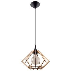 Lampa Wisząca POMPELMO, Naturalne Drewno, E27 60 W, SL.0393