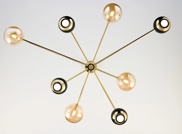 Nowoczesny Żyrandol MOKA wys. 47-69cm 4xG9 4xGU10
14W IP20 | Złoty