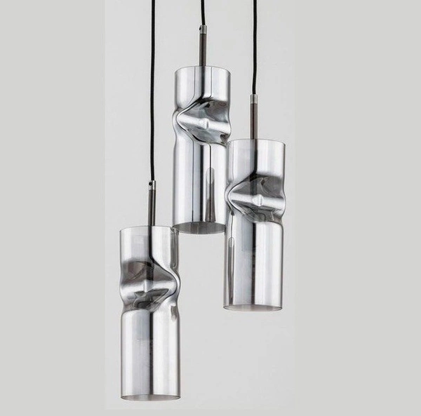 Lampa wisząca ALFA KAPRIS GRAFITOWA 3xE27 32cm | 61017