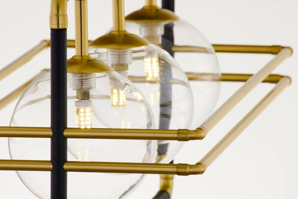 Nowoczesna Lampa wisząca FIORI wys. 115cm 3xG9 14W IP20 | Złoty