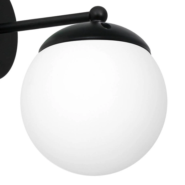Nowoczesna lampa ścienna kinkiet LIMA BLACK 1xE14 MLP6521