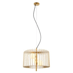 ,Lampa wisząca DAREN,, MDM-3937/3 GD,, złoty/biały/czarny,, 3x25W G9,