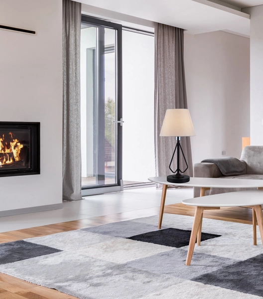 Lampa stołowa MORLEY LEDEA, 50501089, czarny/biały, 1x60W E14