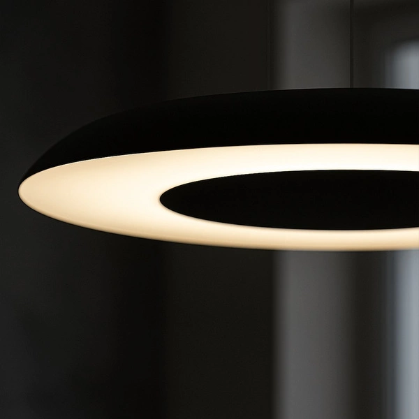 Lampa wisząca Piattino Czarny 30W LED 3000K-4000k-6000K