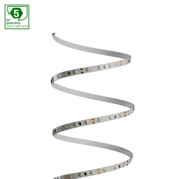 PASEK LED 2835 12V 60LED 4,8W/m 336lm/m NW 8mm IP20 5LAT 5m roll