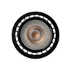 ŻARÓWKA AR111 - 10W GU10 3000K ciepła | czarny