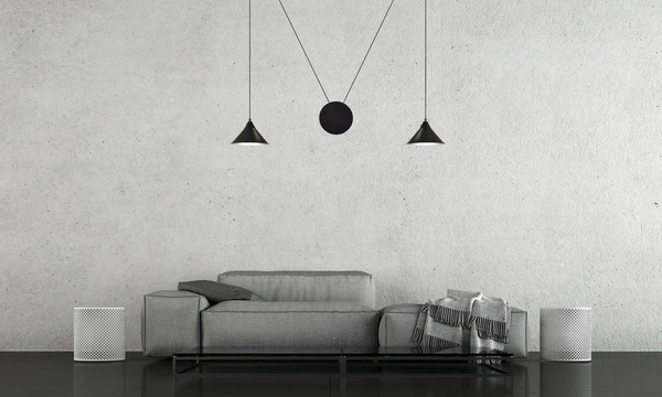 Lampa wisząca Emibig ABRAMO 2 Czarny 160/2