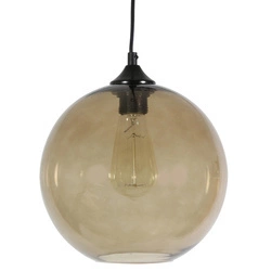 Lampa wisząca EDISON 31-28259 klosz brązowy + żarówka 60W E27