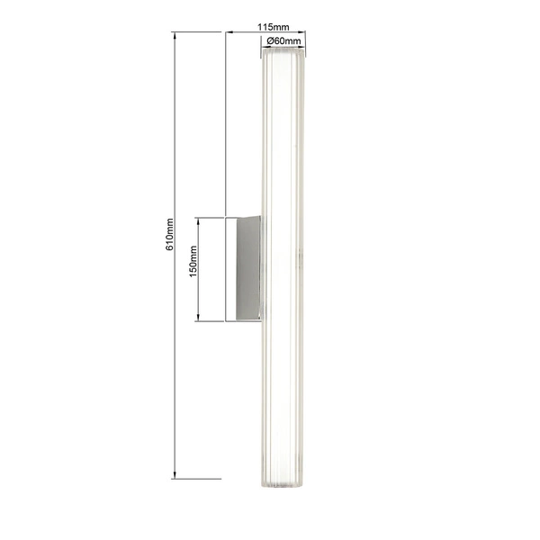 Kinkiet Linea LED CCT IP44 chrom LP-0510/1W-61 CH