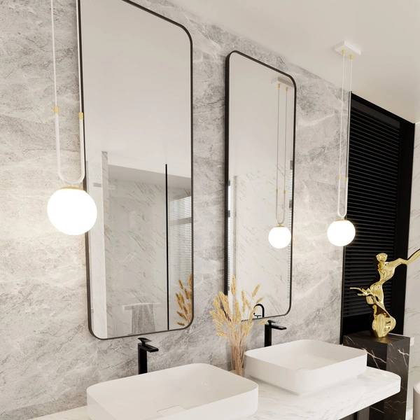 Lampa wisząca Emibig GLAM 1 Biały/OPAL 1115/1