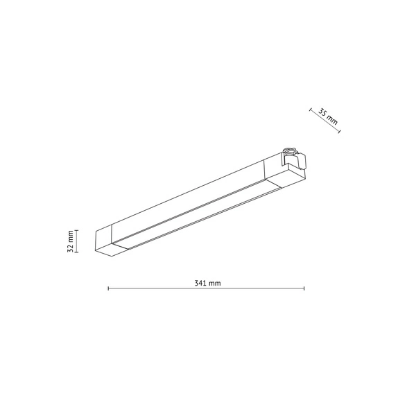 TRACER PANEL LED BLACK 20 W