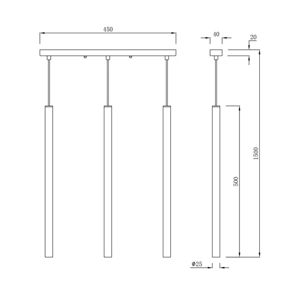 Lungo 3 linia czarna