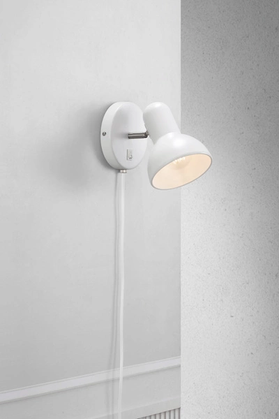 Kinkiet TEXAS E27 60W Metal | Biały