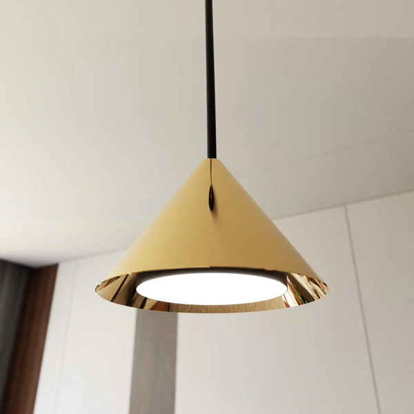 Lampa wisząca Emibig ELIT 1 BL GOLD 1329/1