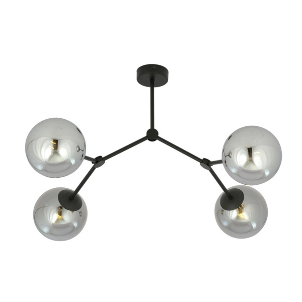 Lampa sufitowa Emibig SPACE 4 Czarny/GRAFIT 1134/4