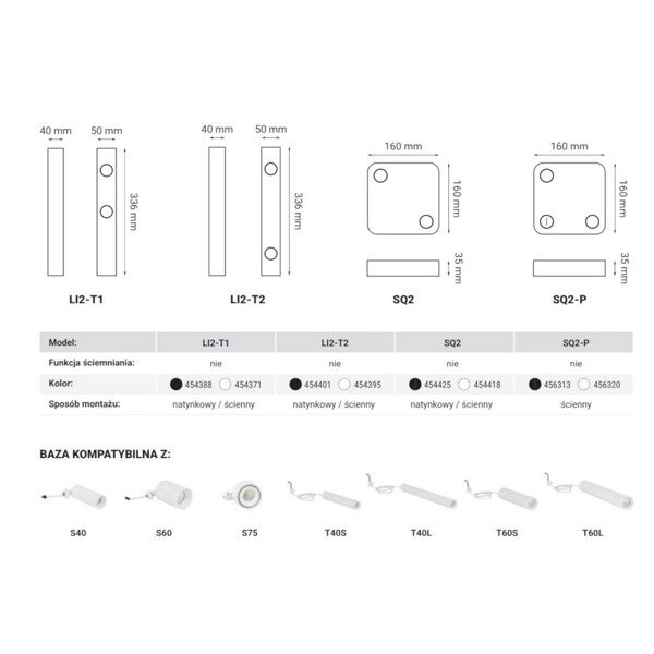 Baza montażowa podwójna systemu ARDIZONE LI2-T2 czarna