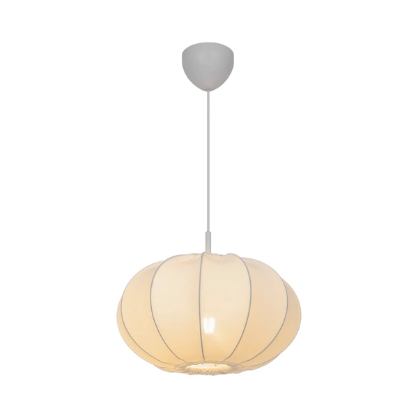 Lampa wisząca AERON E27 40W Tekstylia | Biały