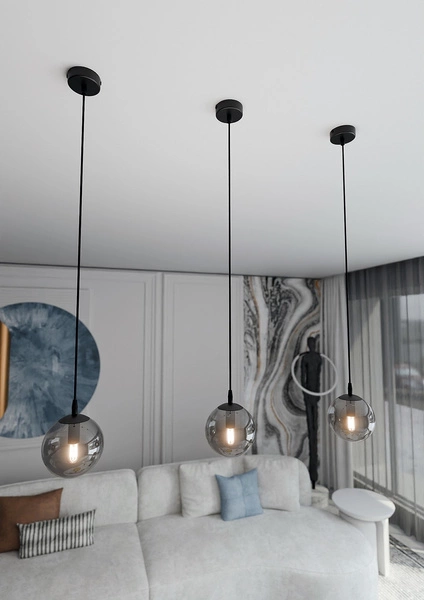 Lampa wisząca Emibig COSMO 1 BL GRAFIT 712/1