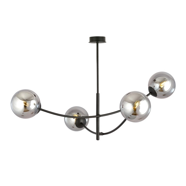 Lampa sufitowa Emibig HUNTER 4 Czarny/GRAFIT 1100/4