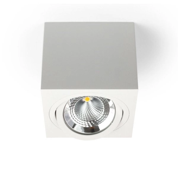 Oprawa sufitowa spot kostka SASARI SQ 10W neutralna 4000K biały szer. 12,2cm