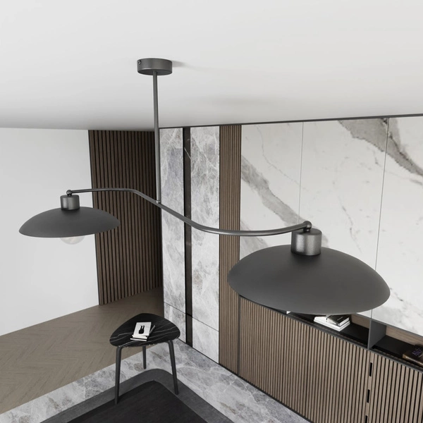 Lampa sufitowa Emibig FOSTER 2 Czarny 1353/2