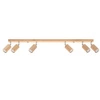 Lampa sufitowa (spot) BERG 6, SL.1043, naturalne drewno, 6x40W GU10