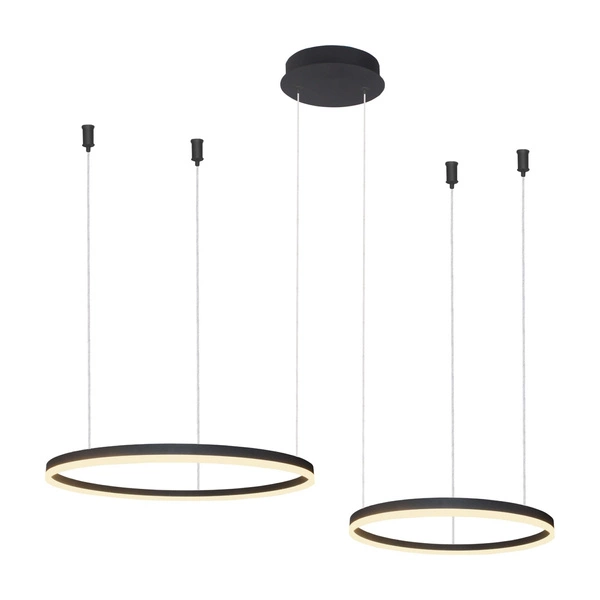 Azzardo HALO PENDANT 80+60 CCT WH + REMOTE CONTROL 4977