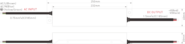 Zasilacz hermetyczny stałonapięciowy MPF IP67 24V 250W