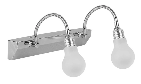Kinkiet ACRYLIC 22-27054 chrom/biały 2x2W LED, barwa zimna 6500K