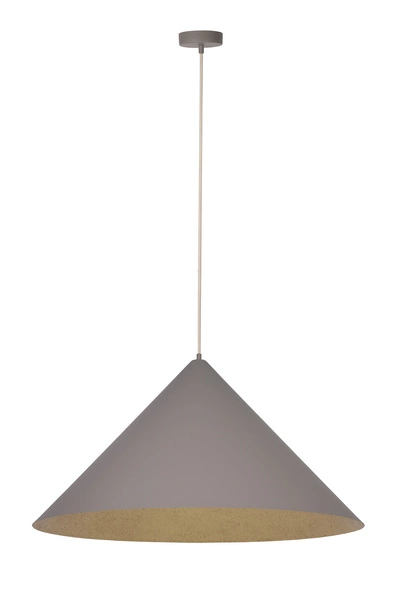 Lampa Sigma Vesuvio taupe/złoty M 1xE27 41057