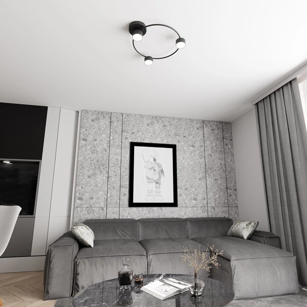 Lampa sufitowa Emibig LUCIO 3 BL 1450/3