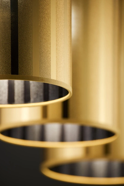 Klasyczna Lampa wisząca CORTINA wys. 100cm 3xE27 15W IP20 | złoty