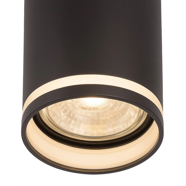 Oprawa Pipe Ring Spot Czarny 1xGU10