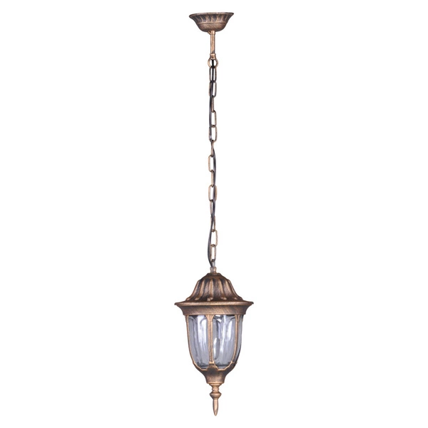 Lampa ogrodowa wisząca K-5007H/N CZARNY/ZŁOTY z serii VASCO