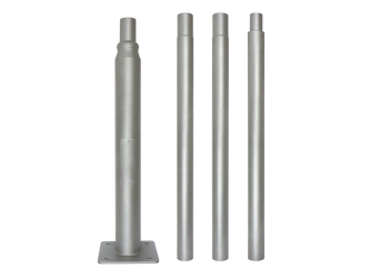 Składany słup oświetleniowy 4m szary PRIME