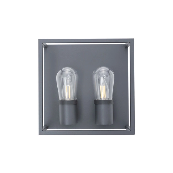 Kinkiet zewnętrzny MARGOT II GR WL 25cm 2xE14 IP54 | grafitowy 10503