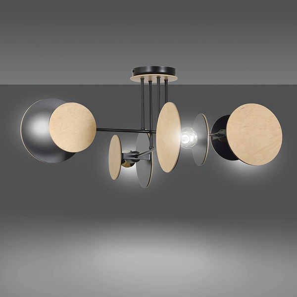 Lampa sufitowa Emibig ZITA 4 Czarny 173/4