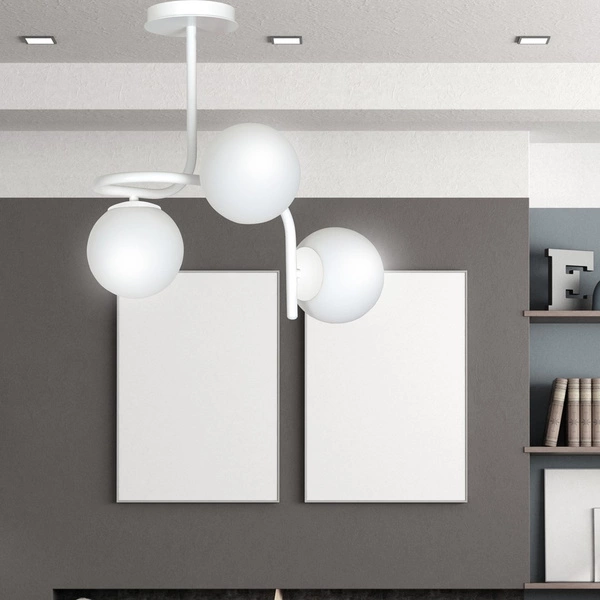 Lampa sufitowa Emibig KALF 3 Biały 1031/3