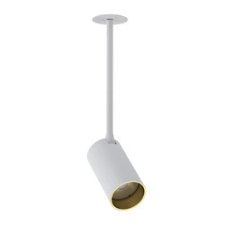 Lampa punktowa podtynkowa MONO SURFACE LONG M 39cm GU10 | biały/złoty 7677