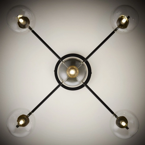 Nowoczesna Lampa sufitowa FIGARO wys. 34cm 5xG9 14W IP20 | Złoty